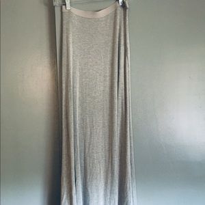 Light grey maxi skirt